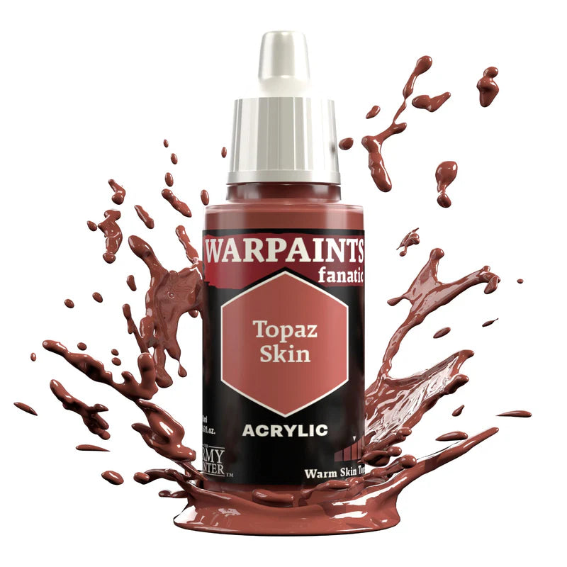 Topaz Skin 18ml Warpaints Fanatic z rozbryzgiem farby - farba akrylowa do malowania figurek i miniaturek - The Army Painter
