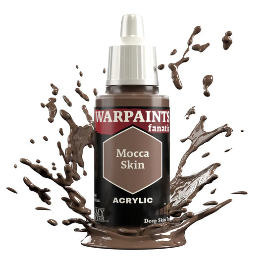 Mocca Skin 18ml Warpaints Fanatic - farba akrylowa do malowania figurek i miniaturek - The Army Painter

