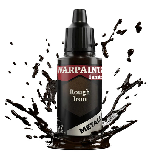 Rough Iron 18ml z rozbryzgiem farby - farba metaliczna do malowania figurek i miniaturek - The Army Painter
