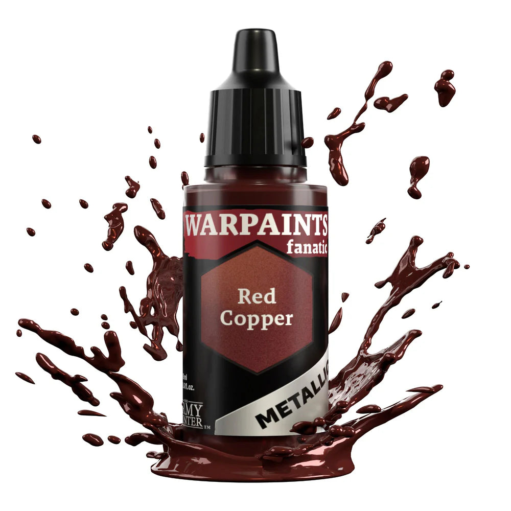 Red Copper 18ml z rozbryzgiem farby - farba metaliczna do malowania figurek i miniaturek - The Army Painter
