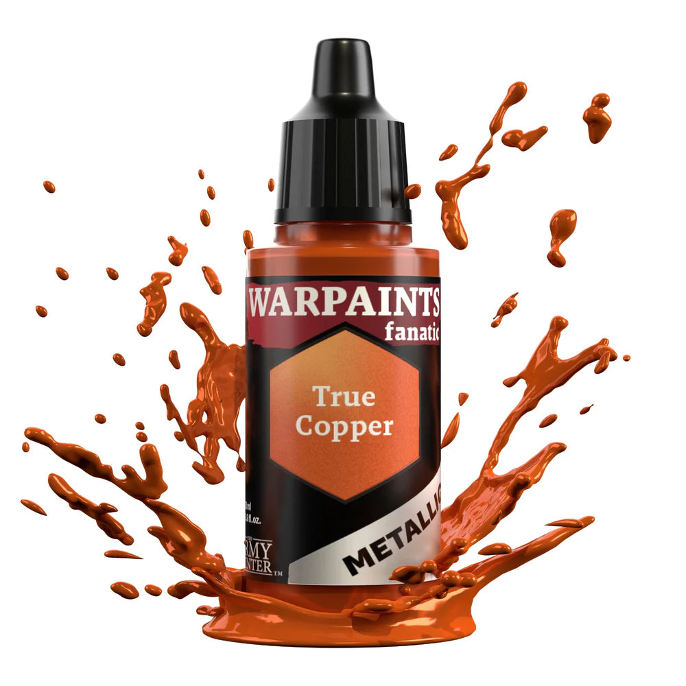True Copper 18ml z rozbryzgiem farby - farba metaliczna do malowania figurek i miniaturek - The Army Painter
