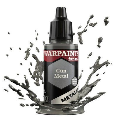 Gun Metal 18ml z rozbryzgiem farby - farba metaliczna do malowania figurek i miniaturek - The Army Painter
