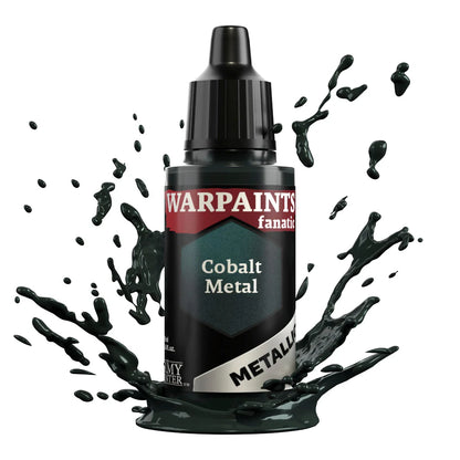 Cobalt Metal 18ml z rozbryzgiem farby - farba metaliczna do malowania figurek i miniaturek - The Army Painter
