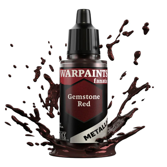Gemstone Red 18ml z rozbryzgiem farby - farba metaliczna do malowania figurek i miniaturek - The Army Painter
