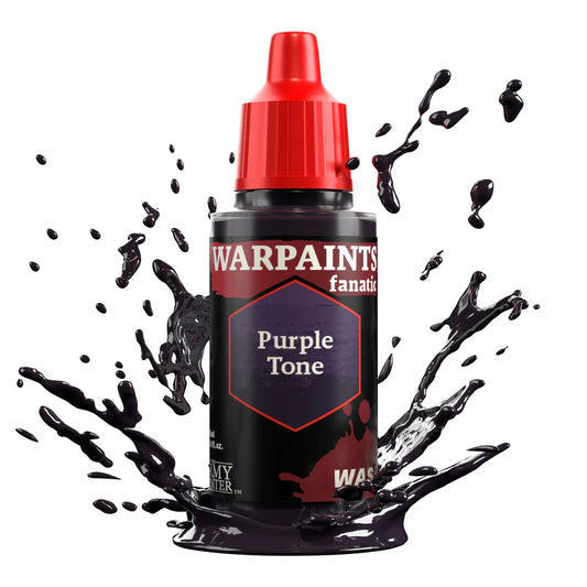 Purple Tone 18ml z rozbryzgiem washu - fioletowy wash do cieniowania magicznych figurek i szat - The Army Painter
