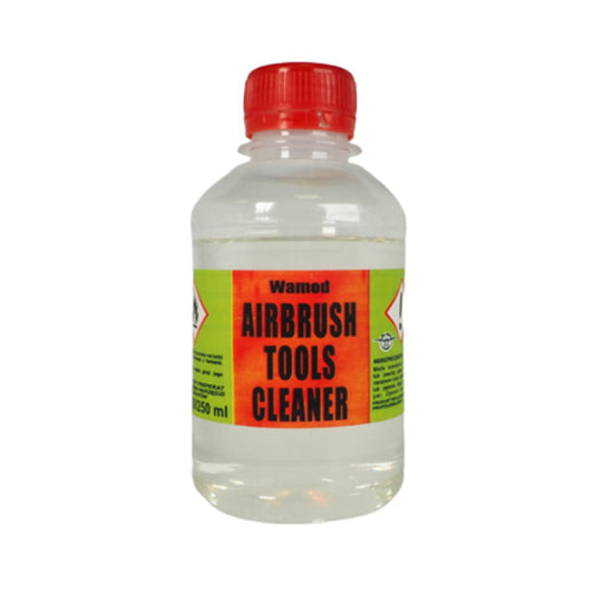 Airbrush Tools Cleaner 250ml Wamod – płyn do czyszczenia aerografów, pędzli i narzędzi malarskich
