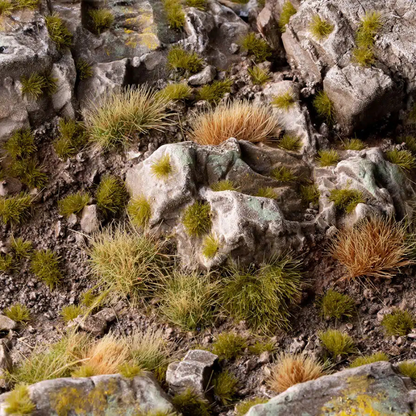 Dry Green Grass Tufts Gamers Grass - tufty 2mm sucha łąka diorama - Gamers Grass
