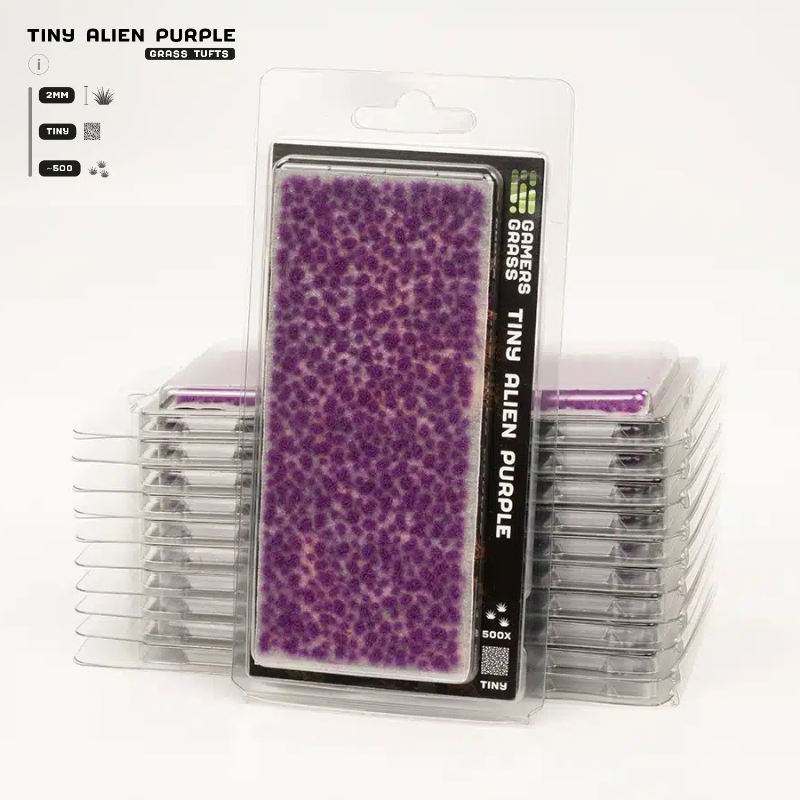 Tiny Alien Purple Gamers Grass - tufty 2mm opakowanie blister - Gamers Grass