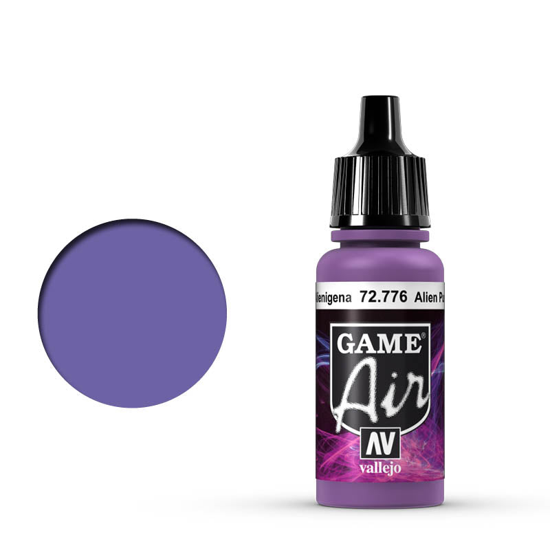 Vallejo Game Air Alien Purple 72.776 - średnia niebiesko-fioletowa farba akrylowa 17ml do aerografu do malowania kosmicznych stworzeń i figurek fantasy - Vallejo