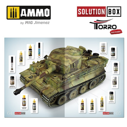 Solution Box WWII German Tanks – Solution Book, przegląd produktów zestawu na modelu Tiger I
