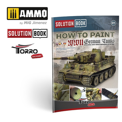 Solution Box WWII German Tanks – Solution Book, finalne efekty weatheringu na modelu
