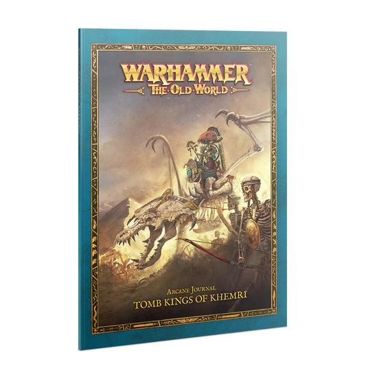 Arcane Journal: Tomb Kings of Khemri – okładka suplementu do Warhammer: The Old World, Games Workshop
