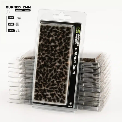 Burned Grass Tufts Gamers Grass - tufty 2mm opakowanie blister Wild 115 sztuk - Gamers Grass