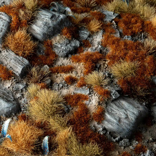 Brown Grass Tufts Gamers Grass - tufty 2mm brązowa preria diorama - Gamers Grass