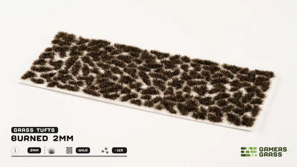 Burned Grass Tufts Gamers Grass - tufty 2mm arkusz Wild 115 sztuk spalone zgliszcza - Gamers Grass