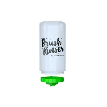 Brush Rinser Bottle 500ml Green - butla z zieloną nakrętką adapter, widok z przodu | Green Stuff World
