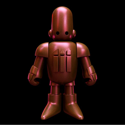 Efekt sprayu Nebula Copper Colorshift Chameleon Green Stuff World - zmiana kolorów na figurce robota miniatura