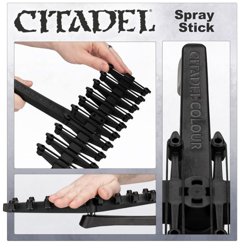 Citadel Colour Spray Stick - uchwyt do figurek z obrotową głowicą i gumkami | Citadel
