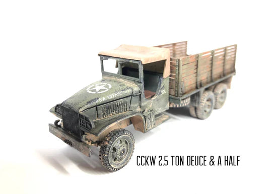 Rubicon Models 280037 – CCKW-353 Deuce and a Half, otwarta skrzynia ładunkowa, US Army, skala 1:56