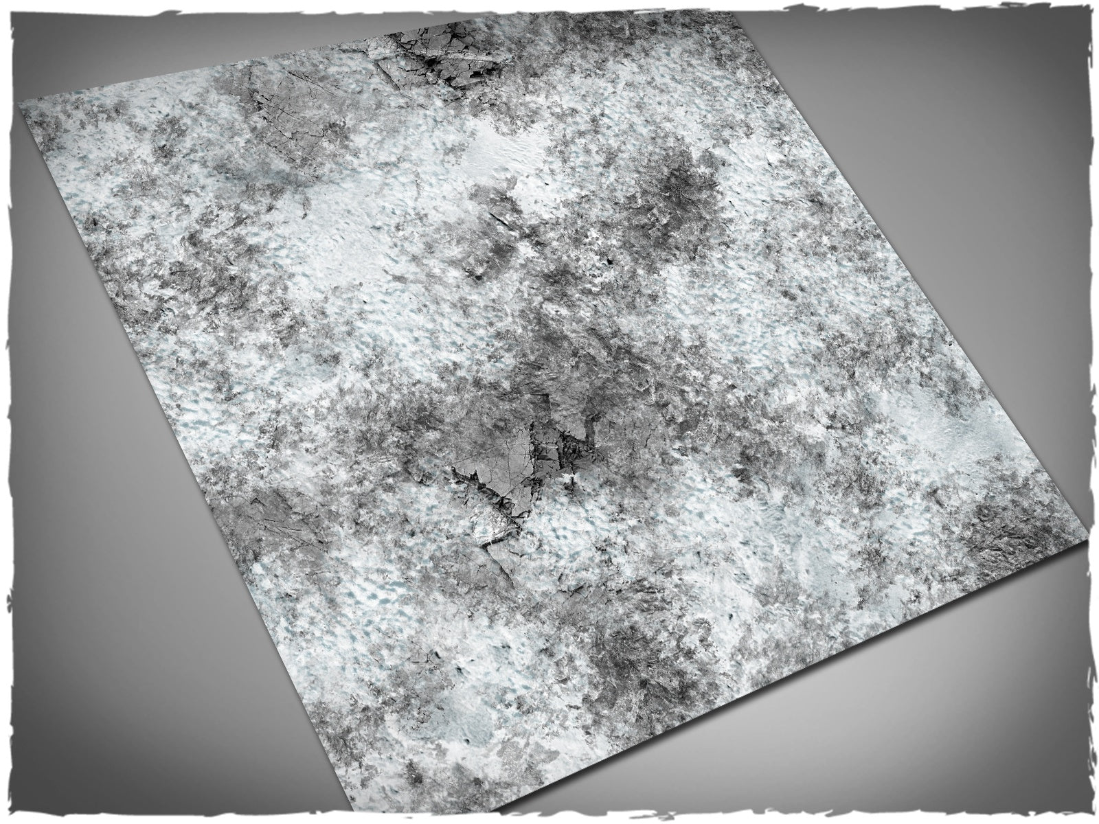 Mountains – Mata do gry 3x3 stopy Mousepad Deep-Cut Studio – śnieżny górski teren do gier figurkowych
