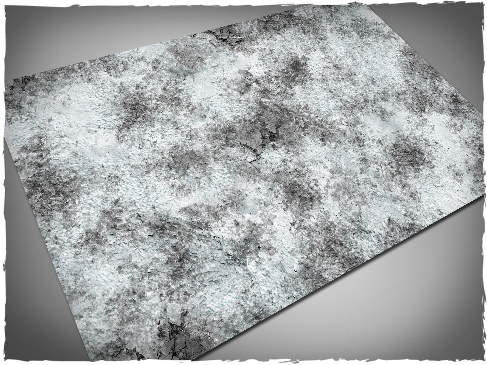 Mountains – Mata do gry 6x4 stopy Mousepad Deep-Cut Studio – śnieżny górski teren do Warhammer Age of Sigmar Kings of War Bolt Action
