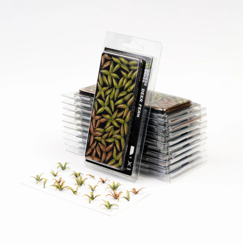 Deer Fern Laser Plants Gamers Grass - jelenia paproć blister z roślinkami arkusz - Gamers Grass