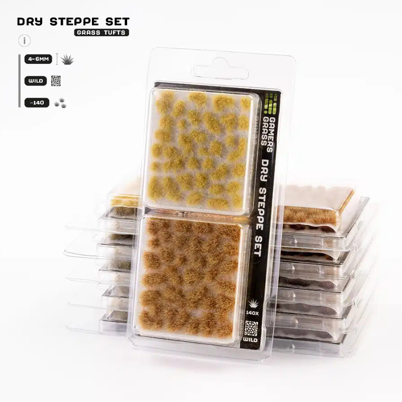 Dry Steppe Set Special Tufts Gamers Grass - tufty wild 4-6mm opakowanie blister zestaw stepowy - Gamers Grass