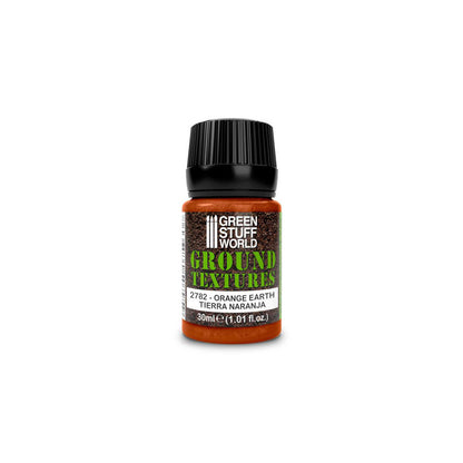 Green Stuff World Ground Textures 2782 Orange Earth – słoiczek 30ml z etykietą Orange Earth / Tierra Naranja 2782, seria Ground Textures, Green Stuff World
