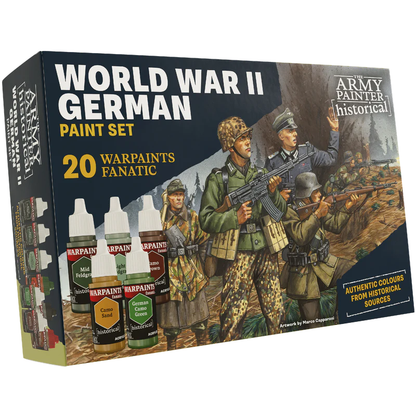 WWII German Paint Set WP8083P – zestaw 20 farb Warpaints Fanatic | The Army Painter
