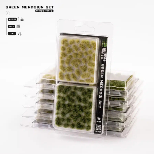 Green Meadow Set Special Tufts Gamers Grass - tufty wild 4-6mm opakowanie blister zestaw łąkowy - Gamers Grass