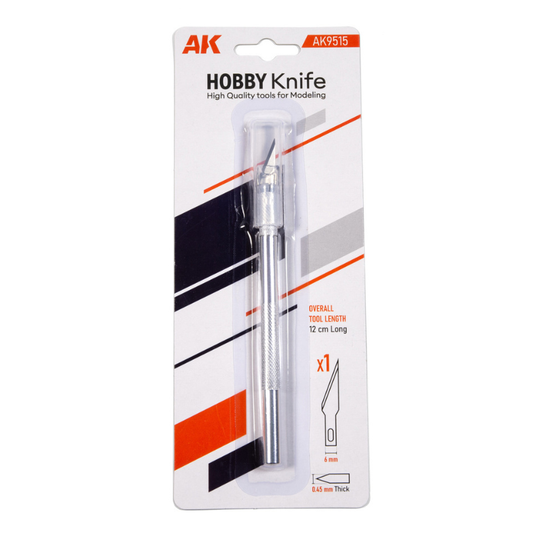 Hobby Knife - AK Interactive - opakowanie blister AK9515 12cm ostrze ukośne 6mm 0,45mm