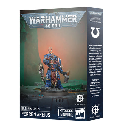Ferren Areios Kapitan Ultramarines Warhammer 40000 figurka Space Marines Games Workshop
