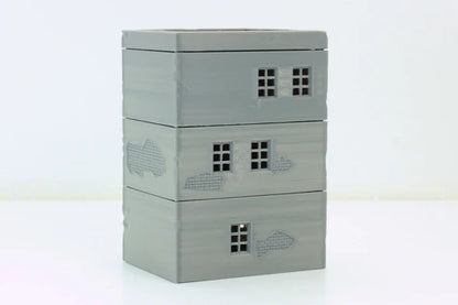 Arab Urban Building – 3 sekcje rozłożone, widok z boku, teren 28mm Patrick Miniatures
