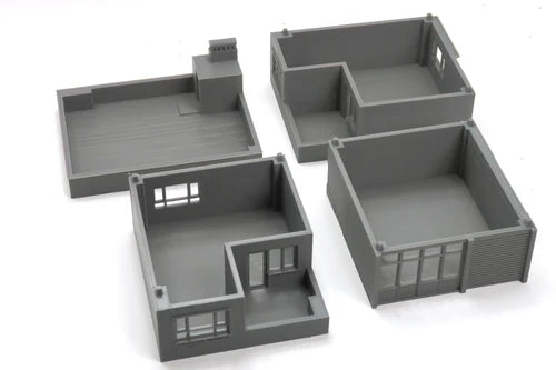 Middle East Urban Building MET_02 – 4 sekcje rozłożone, widok z góry, teren 28mm Patrick Miniatures
