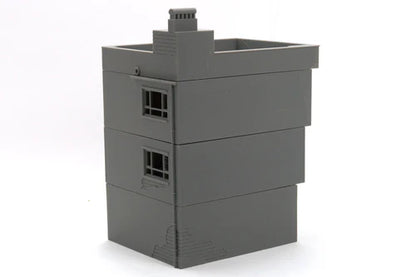 Middle East Urban Building MET_02 – widok z boku, 3 kondygnacje z wieżyczką i kominem, teren 28mm Patrick Miniatures
