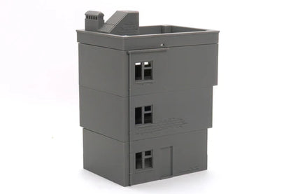Middle East Urban Building MET_04 – widok z boku, wąskie okna i płaski dach, teren 28mm Patrick Miniatures
