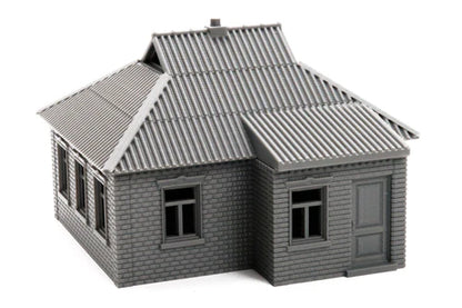 Ukrainian Village Set – dom wiejski z dachem falistym i ceglanymi ścianami, teren 28mm Patrick Miniatures
