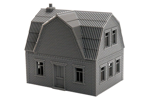 Ukrainian Village Set – duży dom wiejski dwukondygnacyjny z dachem falistym, teren 28mm Patrick Miniatures
