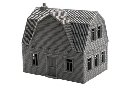 Ukrainian Village Set – duży dom wiejski dwukondygnacyjny z dachem falistym, teren 28mm Patrick Miniatures
