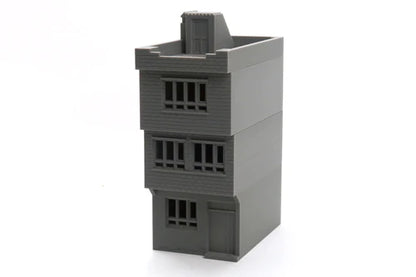 Middle East Urban Buildings MET_03 – duży blok z balkonami i tarasem dachowym, teren 28mm Patrick Miniatures
