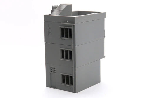 Middle East Urban Building MET_03 – widok z boku, 4 kondygnacje z wieżyczką na dachu, teren 28mm Patrick Miniatures
