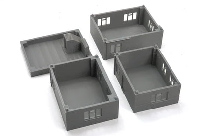 Middle East Urban Building MET_04 – 4 sekcje rozłożone, widok z góry, teren 28mm Patrick Miniatures

