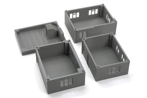 Middle East Urban Building MET_04 – 4 sekcje rozłożone, widok z góry, teren 28mm Patrick Miniatures
