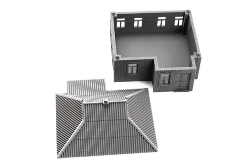 Ukrainian Village Set – dom wiejski z usuniętym dachem, widok wnętrza, teren 28mm Patrick Miniatures
