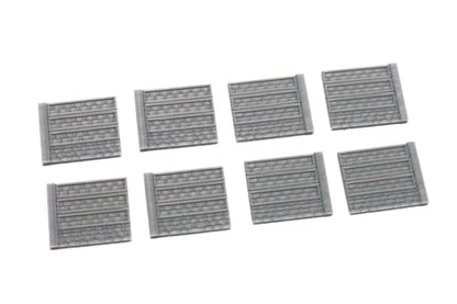 Ukrainian Village Set – 8 paneli ogrodzeniowych z desek, akcesoria do zestawu, teren 28mm Patrick Miniatures
