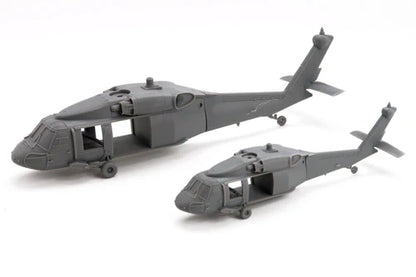 UH-60A Black Hawk – dwa modele złożone: wersja standard i ESSS, skala 28mm Patrick Miniatures
