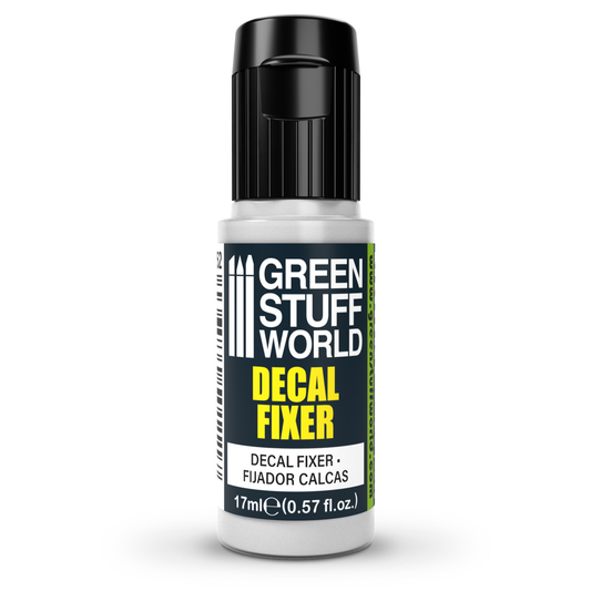 Green Stuff World Decal Fixer 1752 17ml - butelka utrwalacza do kalkomanii Fijador Calcas do figurek i modeli modelarskich - Green Stuff World
