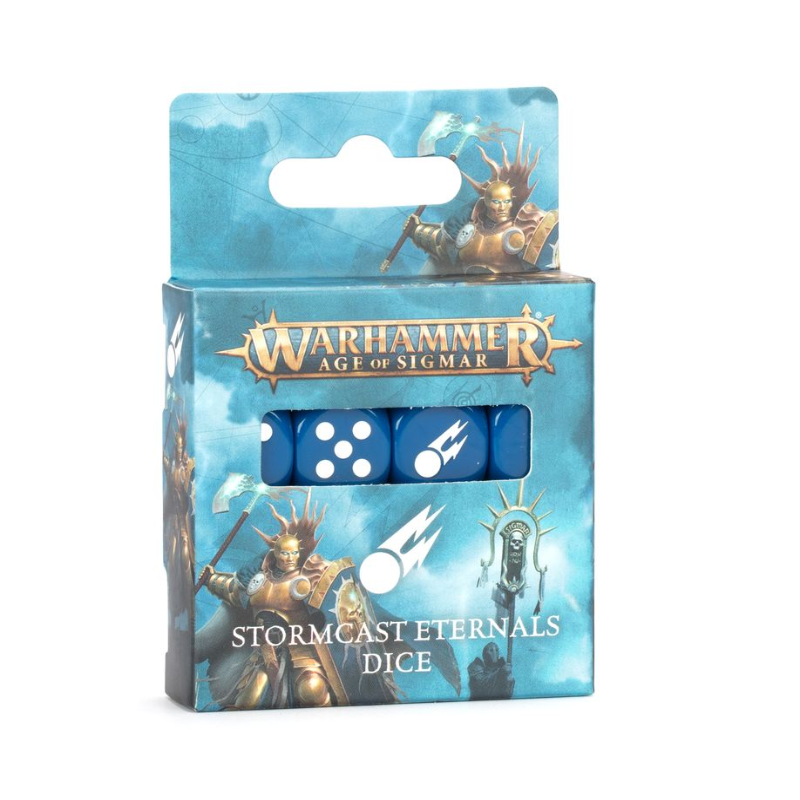 Stormcast Eternals Dice Set - niebieskie kostki k6 do Warhammer Age of Sigmar - Games Workshop
