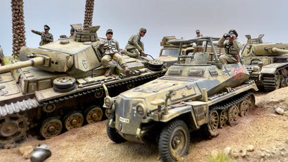 SdKfz 250/3 251/3 – diorama Rommel The Last Knight Afryka Północna 1942, widok ogólny, 280039
