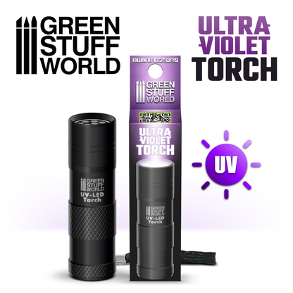 Ultraviolet Torch Latarka UV LED Green Stuff World - latarka UV do utwardzania żywicy UV do modelarstwa
